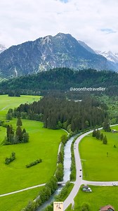 Place: Oberstdorf, Germany 🇩🇪 .. .. .. Oberstdorf is an alluring town in Allgäu region of Bavaria, Germany 🇩🇪, famous for it’s lush green valleys, skiing and hiking trails. .. A must visit Town in Bavaria, Germany 🇩🇪 with snowy peaks, water falls, lush greenery, river and lakes. .. .. .. O B E R S T D O R F …. G E R M A N Y .. .. .. Follow us at Aoon The Traveller for mote travel tips on 49 Euro Ticket in Germany and in some nearby countries 😊 .. .. .. #TravelGermany #49euroticket #49euro