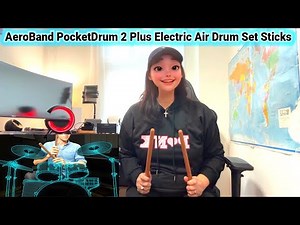AeroBand PocketDrum 2 Plus Electric Air Drum Set Sticks