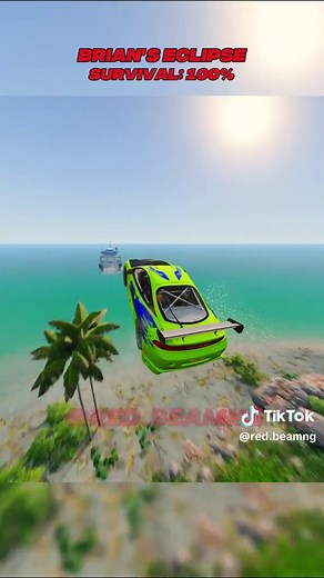 Which Fast and Furious car will be able to jump on the ferry? #beamng #beamngdrive #redbeamng