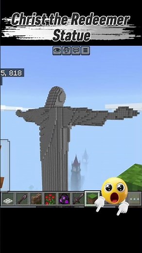 Christ the Redeemer Statue build #minecraft