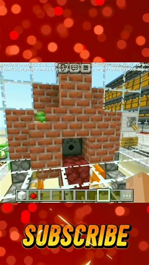 Built a cozy home fire in Minecraft 🔥🏠 | #minecraftshorts