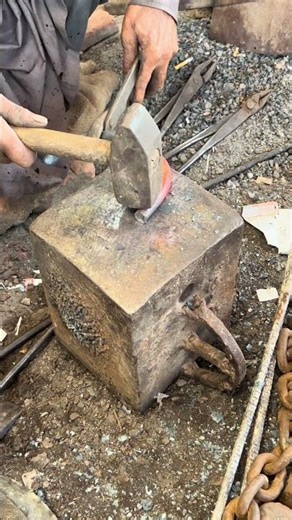 Complete Process of Making a Chisel from Old Scrap | Blacksmith Forging Skill | Handmade Tool