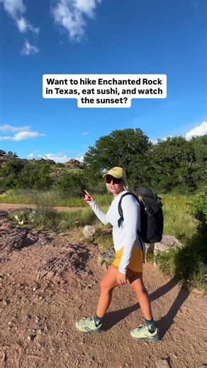 Hiking Summit Trail at Enchanted Rock State Park