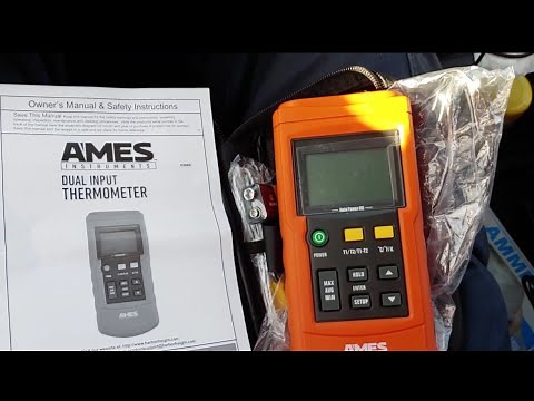 Harbor Freight AMES DTT-1372 Dual Input Thermometer💩