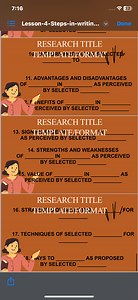 RESEARCH TITLETEMPLATE/FORMATTOADVANTAGES AND DISADVANTAGE... | Filo