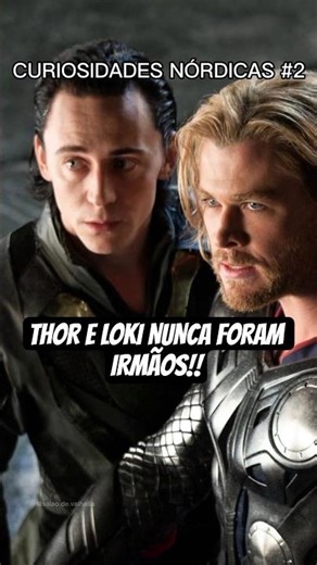 LOKI e THOR NÃO são IRMÃOS! Curiosidades Nórdicas #2 #shorts