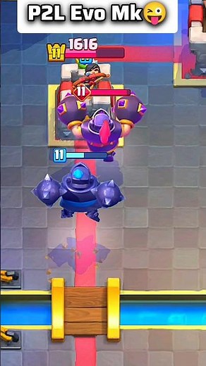 Pay to lol mega knight in Clash Royale #shorts