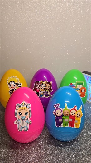 Surprise Colored Eggs Part 36 #surprise #asmr #unboxing #cute #trending #satisfying