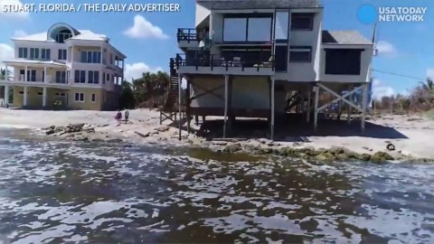 Hurricane Irma A view of the impact from above
