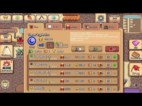 pocket ants battle with the all clan members 😄