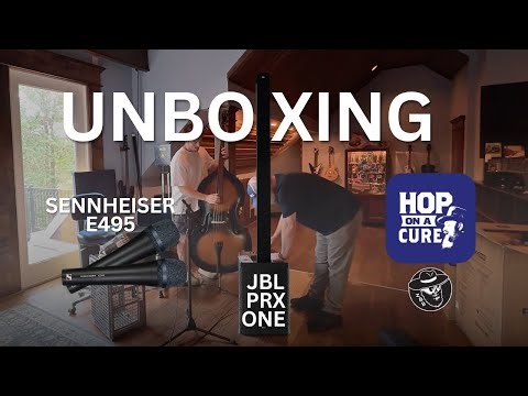 UNBOXING || JBL PRX ONE PA || Sennheiser e495 Supercardioid Mics || Seth Cottengim || Hop On A Cure