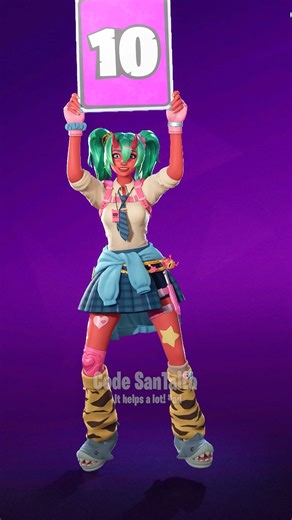 SanTaito | Fortnite News on Instagram: "🚨 Perfect Score Emote RETURNED After 99 DAYS 🚨 #Fortnite Check this Icon Series Emote that has the song 10 Out Of 10 by Oliver Heldens & Kylie Minogue, available in the Fortnite Item Shop until Dec 21st! ⏰ 🩷 Please, use the code 'SANTAITO' 🫶 It helps me to maintain this account! #ad"