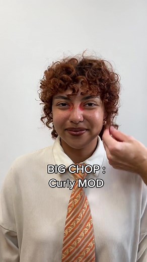 This was so much fun!!! 🥹🦋 curly version of the MOD style pixie - mullet! We’re here for it 🙌🏻🙌🏾 best decision ❤️ #hairtransformation #bigchophaircut #bigchopjourney #curlyhaircut #mixie #pixiecut #mullet #curlypixie #curlymullet #curlybangs #modhair #cheveuxbouclés #coiffeur #coiffeurparis #transformationhaircut #hairbeforeandafter #shaggyhair #queerhairstylist #queerhair #edgyhair #althair #shortcurlyhair #pixiehaircut #faceframingbangs #haircuttingspecialist