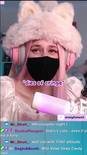 Vewy UwU girl cringe