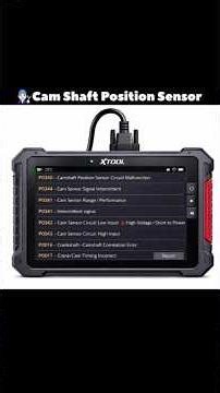 Camshaft Position Sensor Explained 🔧 | Wiring + Error Codes P0340 P0341 #shorts
