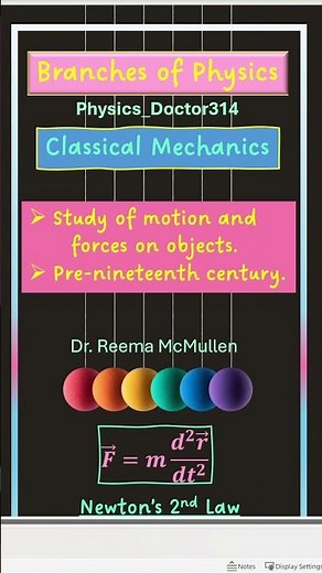 What is classical mechanics? #physics #Newtonian physics # Newton #Sir Isaac Newton