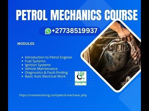 Petrol Mechanics Training Course | Learn Petrol Engine Repair, Servicing & Diagnostics +27738519937