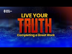 🏛️ Rev. Derrick B. Wells | Sunday Service: 'Live Your Truth – Completing a Great Work' | 1/05/25
