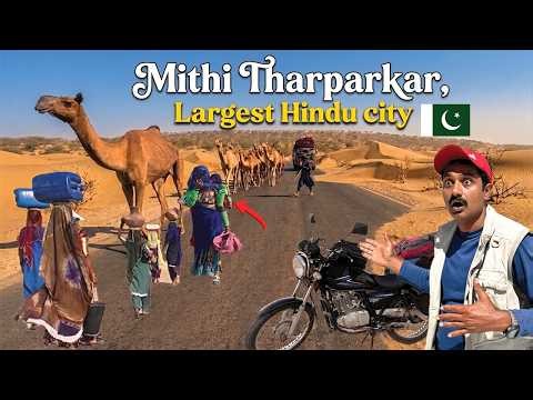 Mithi Tharparkar-The Largest Hindu City in Pakistan-Full Rajasthan Culture | Thar Motorcycle Tour
