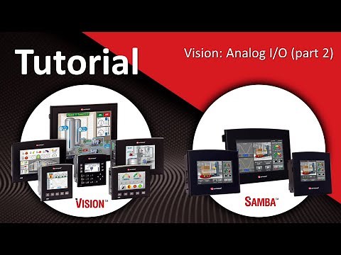 Analog I/O (part 2) Vision PLC + HMI Programmable Controllers