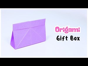 How to Make a DIY Origami Gift Box 🎁 | Easy Paper Gift Bag for Jewelry & Sweets