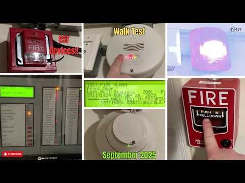 Fire Alarm System September 2025 Walk Test |#firealarmtesting #firealarmsystems #walktest
