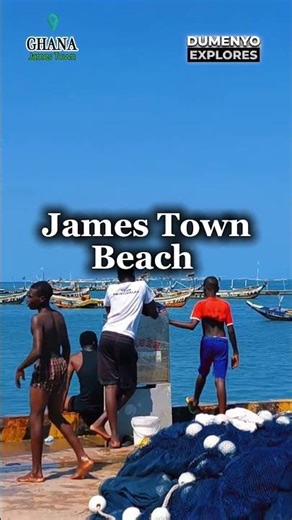 POV: A Sunny Day with Fishermen in Accra James Town