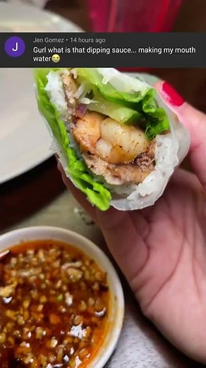 How I made my spring roll dipping sauce