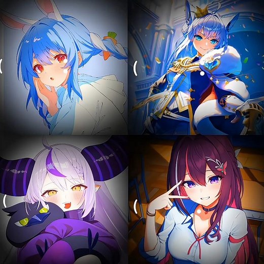 【ホロライブ】あずきちのヤンデレが一番怖い😱 #ホロライブ #ホロ #vtuber #白上フブキ #兎田ぺこら #ラプラスダークネス #azki