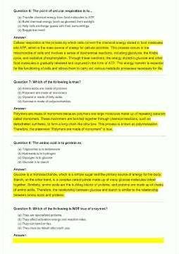 Biological Macromolecules Trivia ! & Trivia Exa video