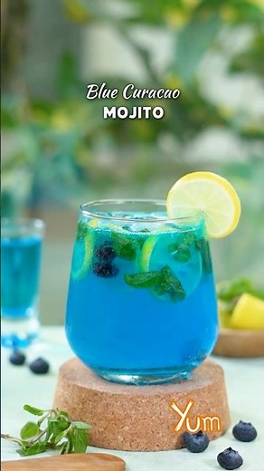 Blue Curacao Mojito