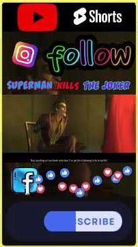 Superman Kills The Joker #injustice
