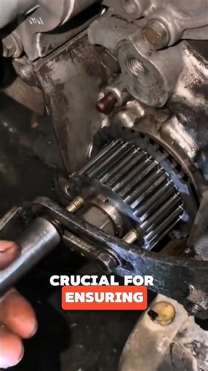 How to Open Timing Gear with a Tracker Tool #engineering #mechanic