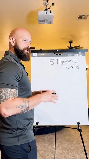 Use these 5 Hypnotic Words to put someone in trance…. TYPE “purpose” to get access to my Free Hypnosis Training Now #hypnosis #hypnotic #hypnotized | Dom The Hypnotist