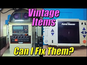Vintage Tomy Omnibot & Entex Astro Invader (Galaxian 2) | Can I Fix Them?