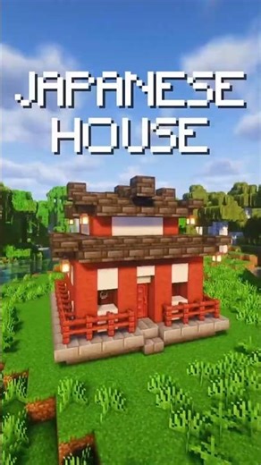 Minecraft | Japanese house ⛩️ Easy build 😉