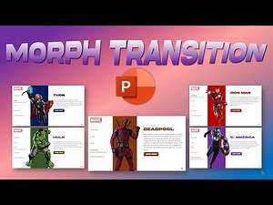 CREATE MIND-BLOWING MARVEL PRESENTATIONS With Morph Transition! 2025
