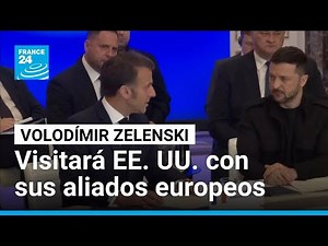 Líderes europeos acompañarán a Zelenski en su reunión con Trump