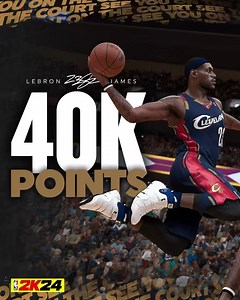 125K views · 6.1K reactions | A tier of his own  40,000 for LeBron James  | NBA 2K | Facebook