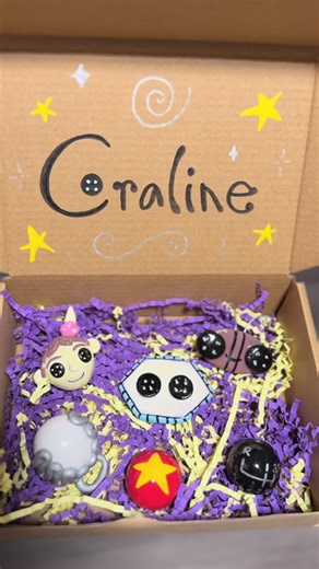 New Coraline inspired magnets available now on my Etsy! ⭐️