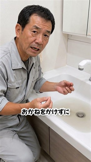 洗面台が詰まったからって、ハイター入れないで！プロはコレで流します