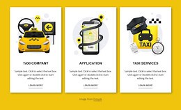 Taxi services - CSS Template by Nicepage