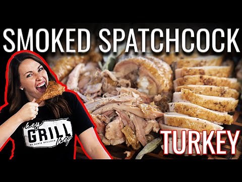SMOKED Spatchcock Turkey!! | How To
