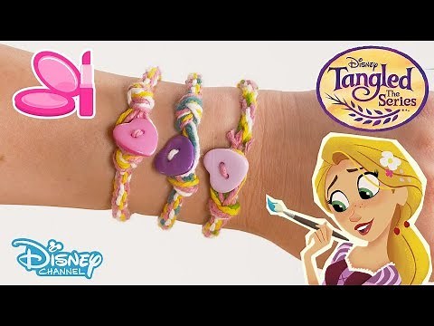 Tangled: The Series | Tutorial: Rapunzel's Bracelet 😍| Official Disney Channel UK