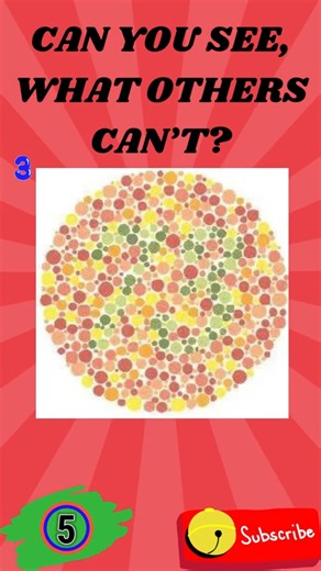 Test Your Vision: What Do You See in the Ishihara Test? #yt #fyp #viral #trending #shorts