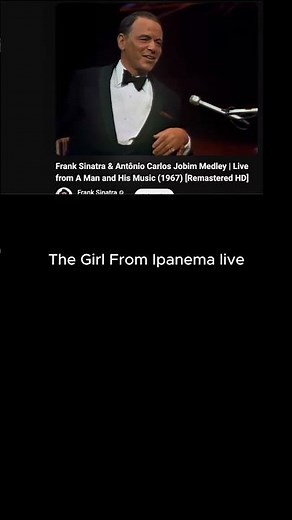 Frank Sinatra & Antônio Carlos Jobim — Bossa Nova Medley (Live, 1967) | Remastered HD 🎙️