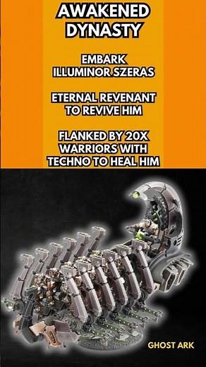 One Smart Trick for The Necron Ghost Ark!