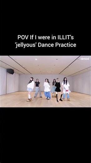 POV If I were in ILLIT's 'jellyous' Dance Practice | Hann K-Covers #ILLIT #jellyous #kpop #shorts