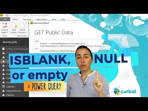 If ISBLANK, NULL or EMPTY in power query