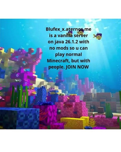 Blufex_x.aternos.me Java 26.1.2 with no P2WIN